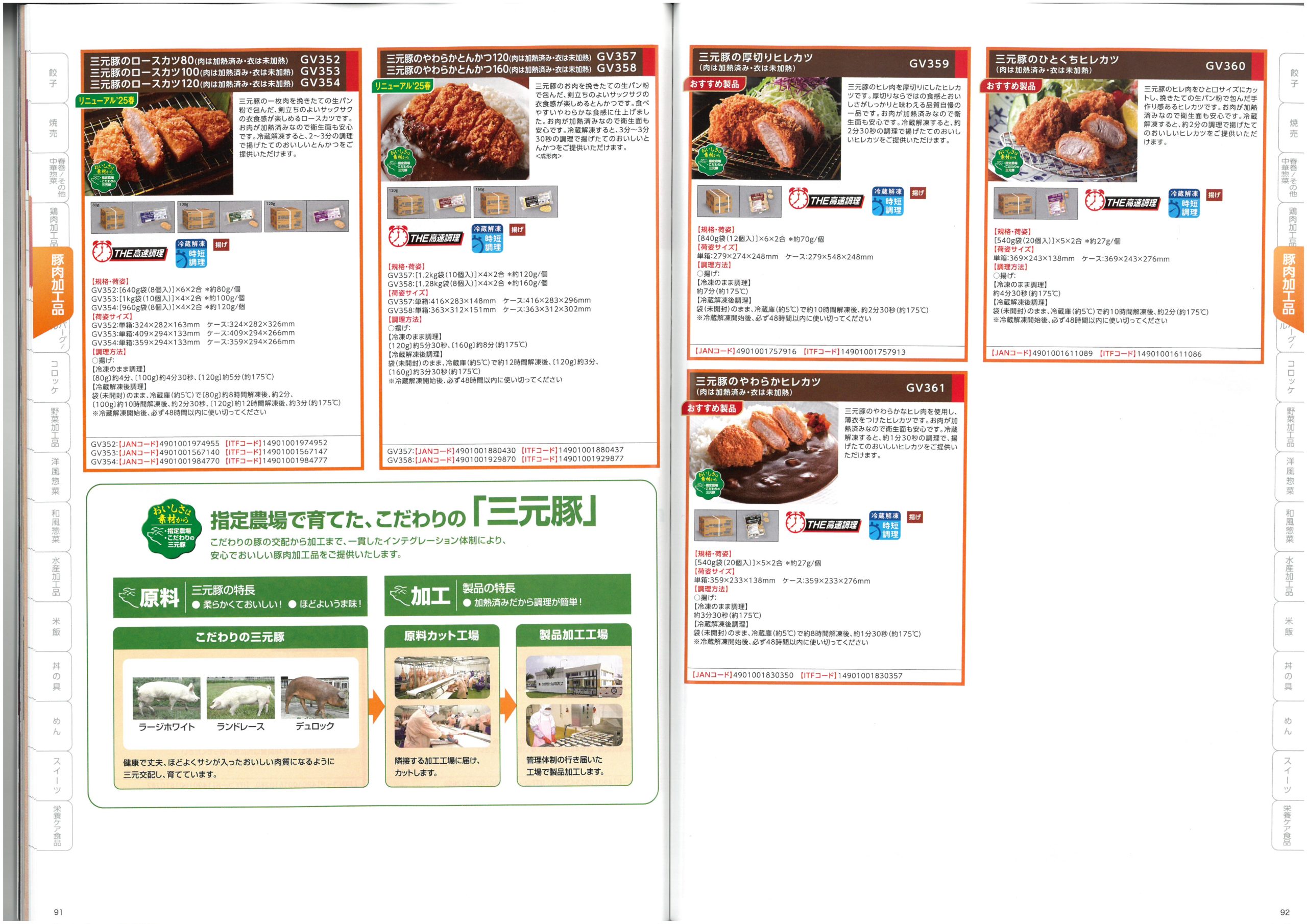 味の素冷凍食品 AJINOMOTO Food Service 2025 SPRING Product Information
