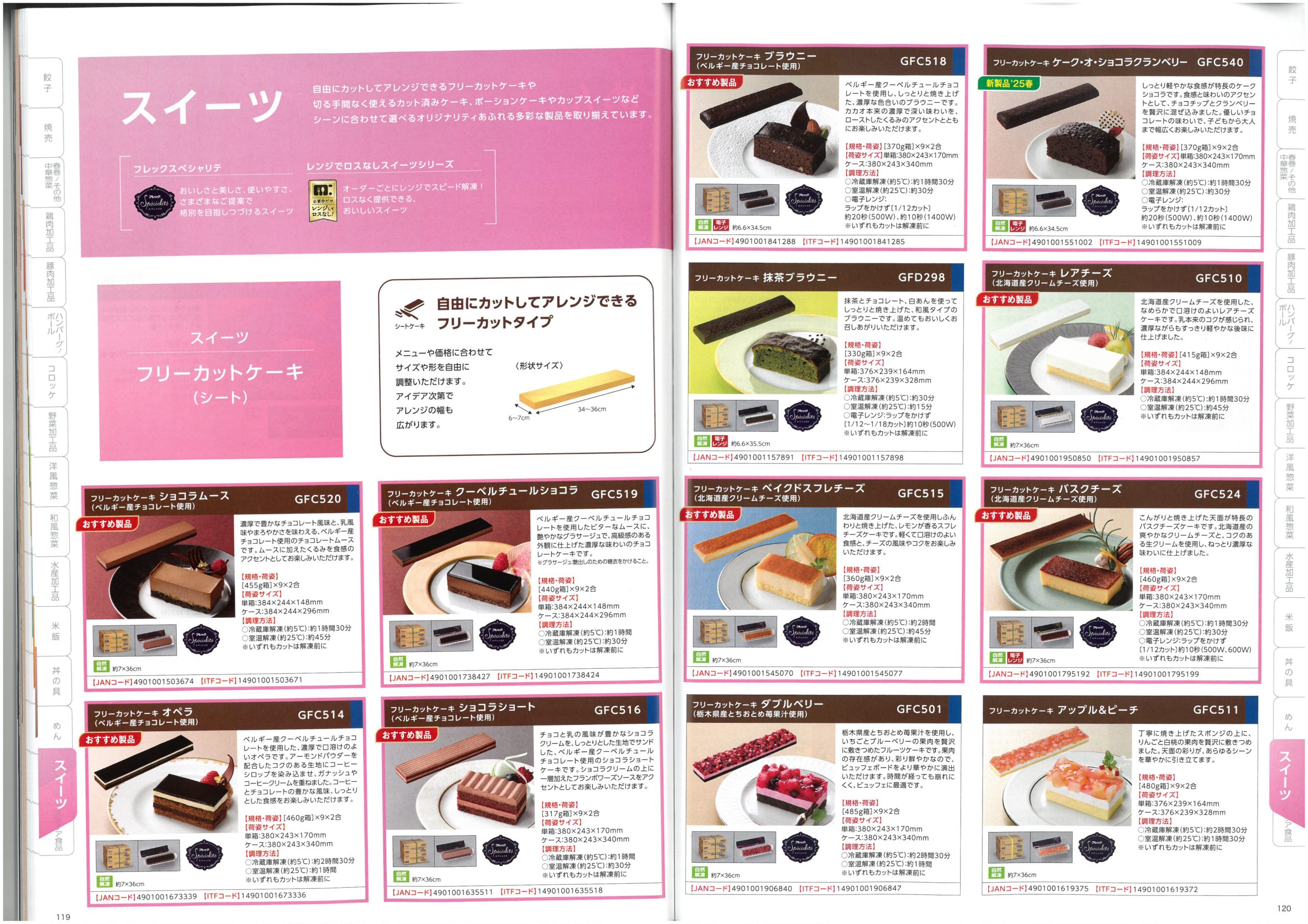 味の素冷凍食品 AJINOMOTO Food Service 2025 SPRING Product Information
