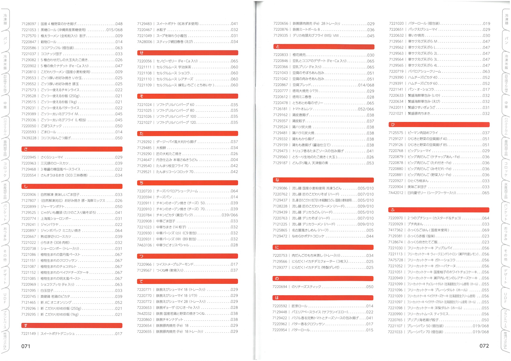 テーブルマーク2025　業務用総合カタログ　TableMark